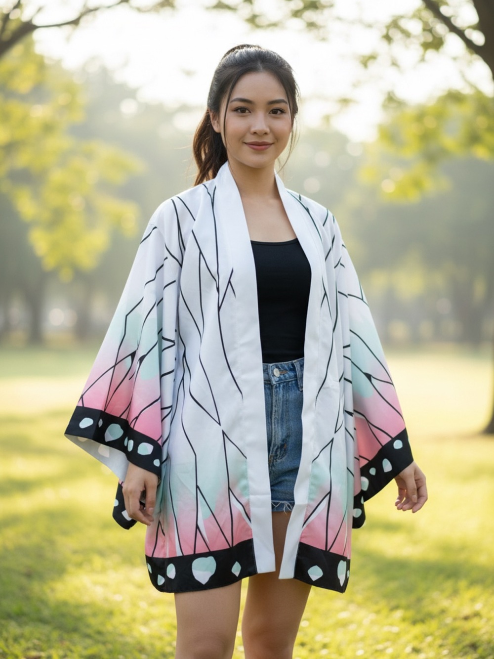 Stylish Women's Butterfly Kimono Cardigan